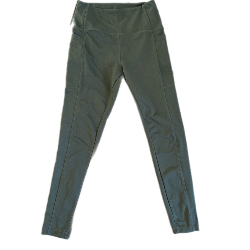 Danskin Army Green Leggings‎ w/pockets